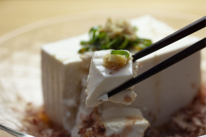 tofu made form soybeans