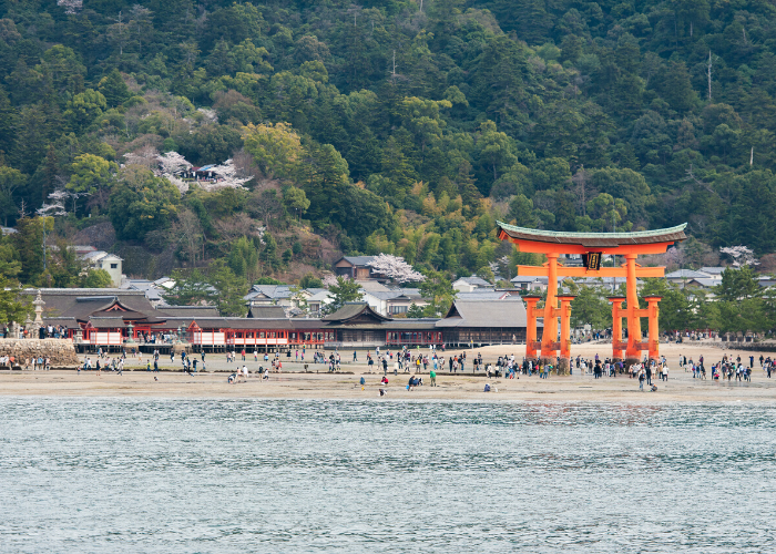 Japan National Holidays Marine Day and Sports Day, Hiroshima beach image