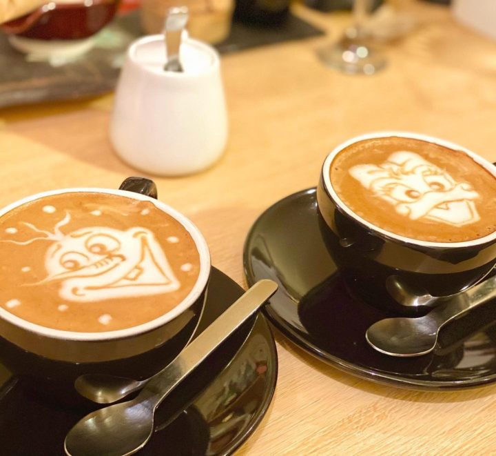 latte art, 3d latte art, japan