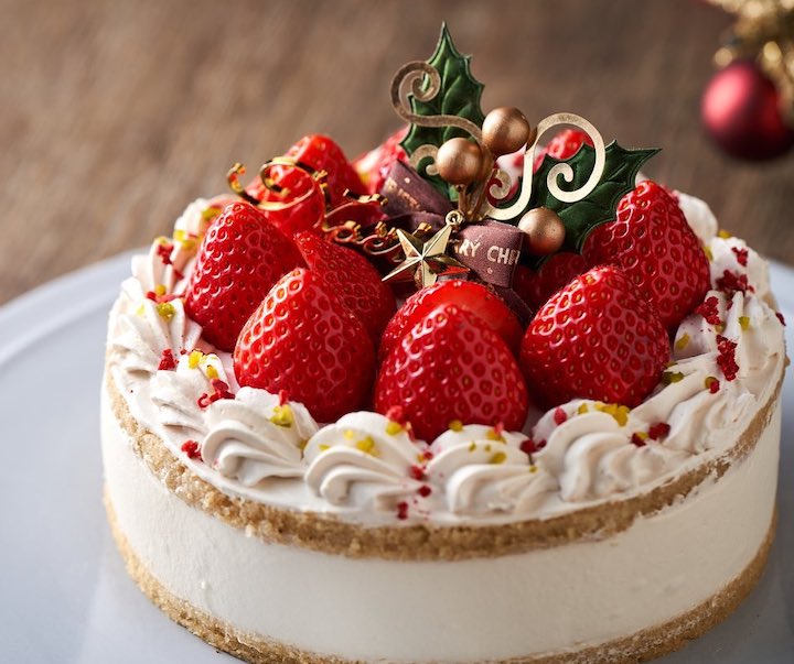 vegan gluten-free christmas cake in japan chayamacrobiotics