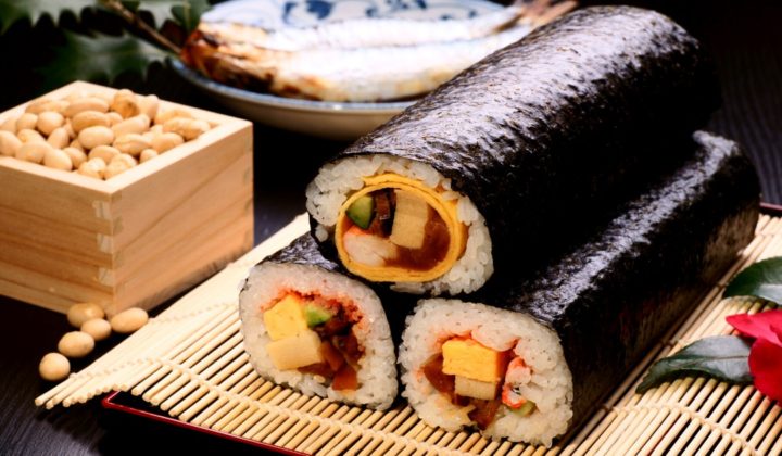 ehomaki, setsubun, japan, japanese festival, sushi roll