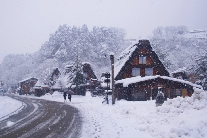 snow photos, snow, winter, japan, shirakawago