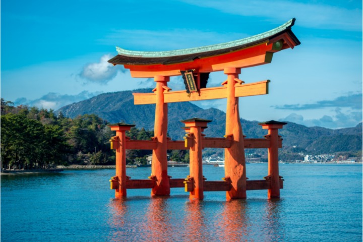 Itsukushima Shrine complex and the O-torii Gate, another one of the popular things to do in Hiroshima