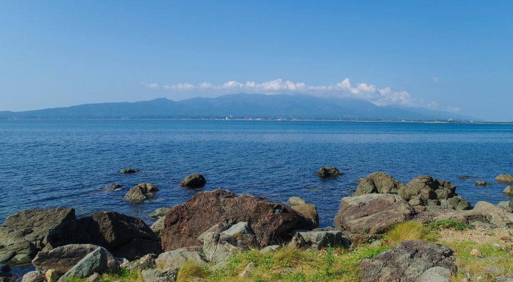 Niigata prefecture Sado island coast