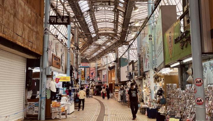 A photo of heiwa dori shopping street in okinawa