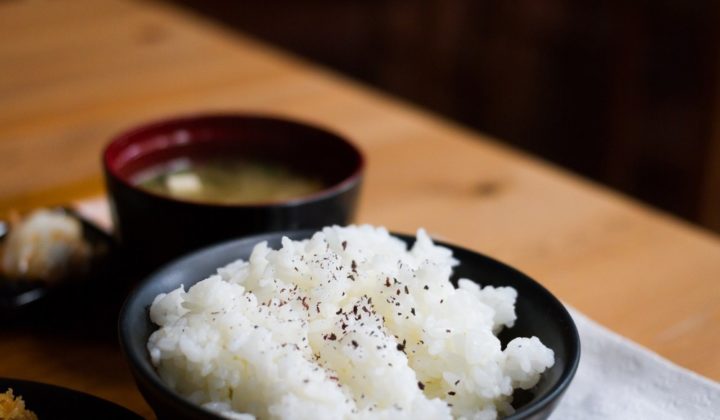 A bowl of rice in japan