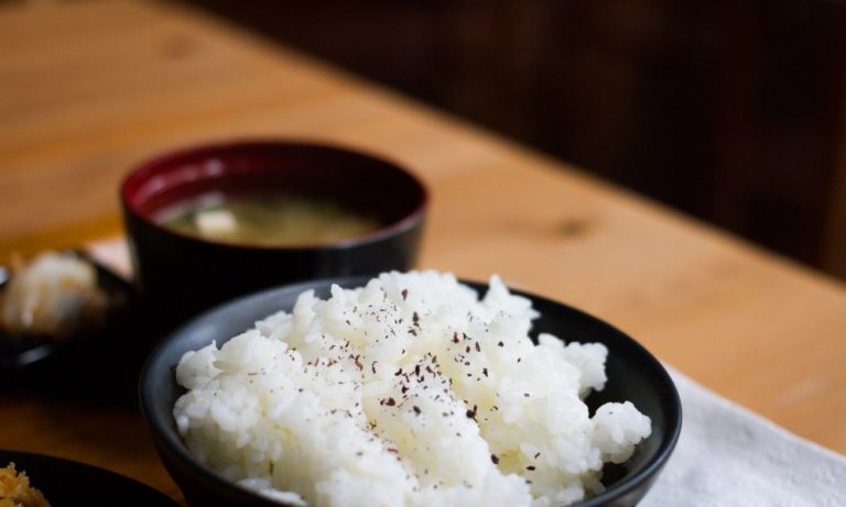 A bowl of rice in japan