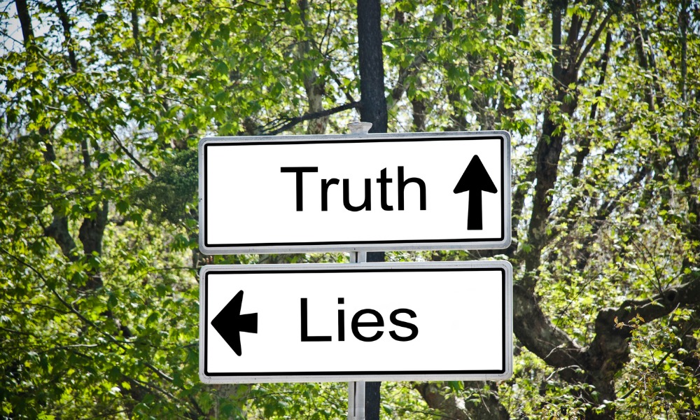 lie or truth sign