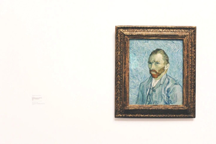 self portrait of Vincent Van Gogh