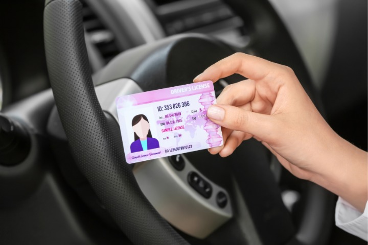 International Driving License photo
