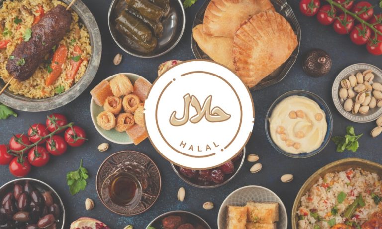 halal food in Japan with halal logo