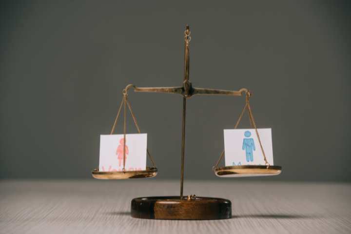men and women equal balance