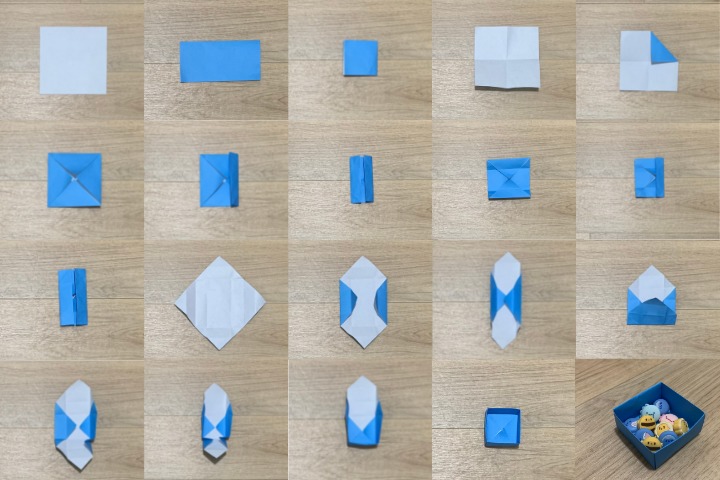 How to Fold Origami Box