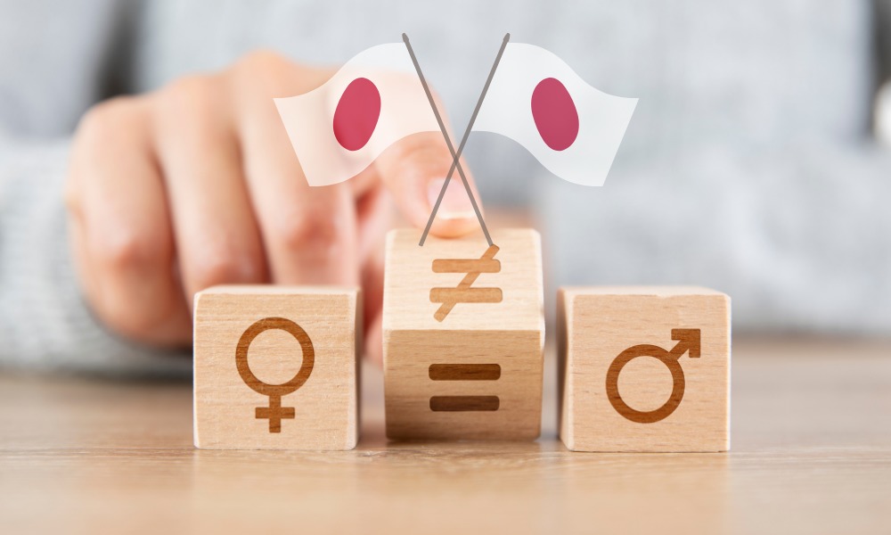 gender equality sign in japan