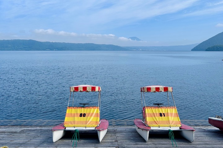 Lake Toya and Lake Shikotsu in Central Hokkaido