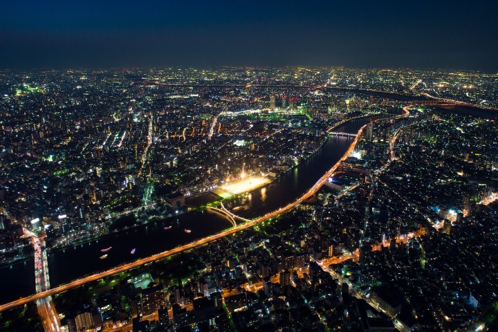 Sumida River at Night