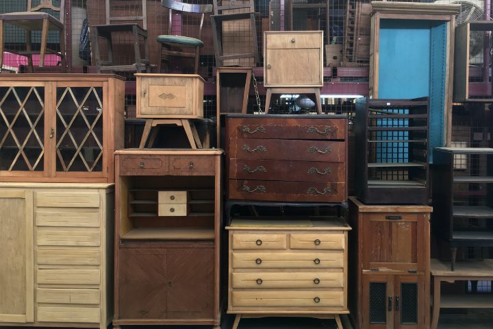 second-hand furniture stacked dressers
