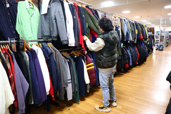 Affordable apparel at Book off Aichi