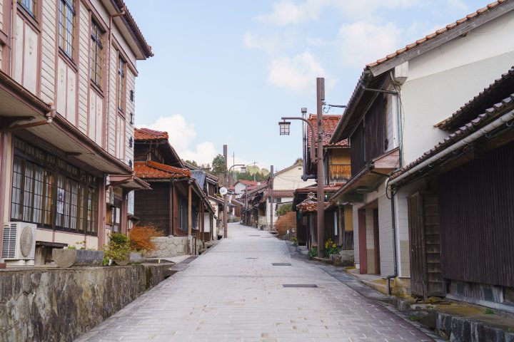 Beautiful Yoshida Townscape in Unnan